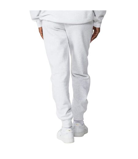 Womens/ladies Essential Jogging Bottoms Ice Grey Marl Puma