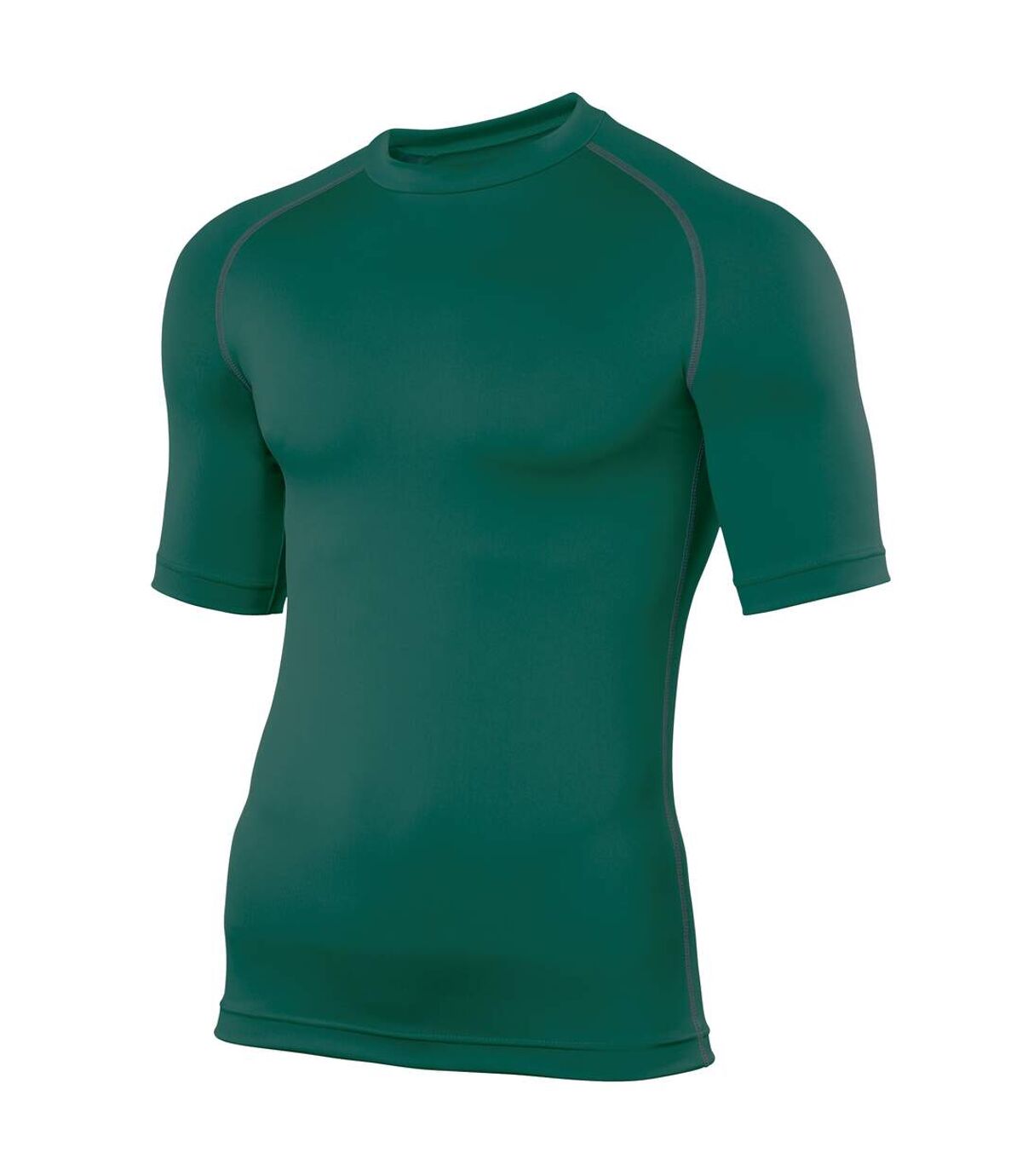 Rhino Mens Sports Base Layer Short Sleeve T-Shirt (Bottle Green)