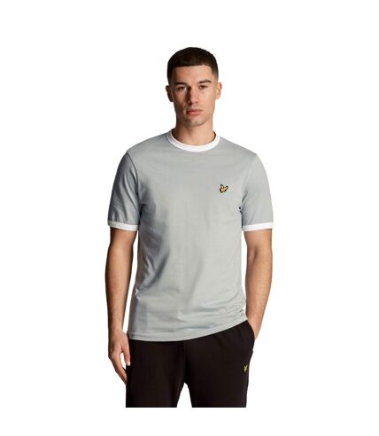 Mens ringer t-shirt slate blue/white Lyle & Scott