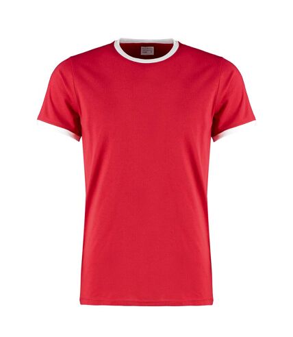 Kustom Kit - T-shirt RINGER - Homme (Rouge / blanc) - UTBC4781