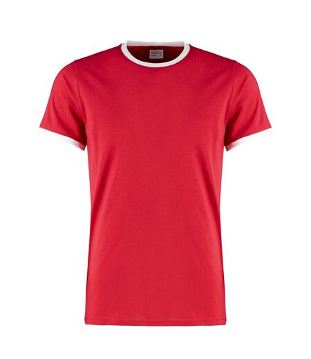Kustom Kit - T-shirt RINGER - Homme (Rouge / blanc) - UTBC4781