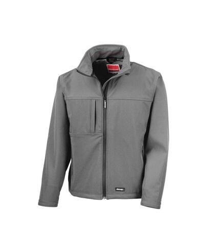 Result Mens Classic Softshell Breathable Jacket (Grey) - UTBC857