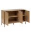 Buffet bas 3 portes en bois TASSO - Beige-4