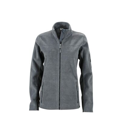 Veste Polaire Strong Femme Carbone Noir James And Nicholson