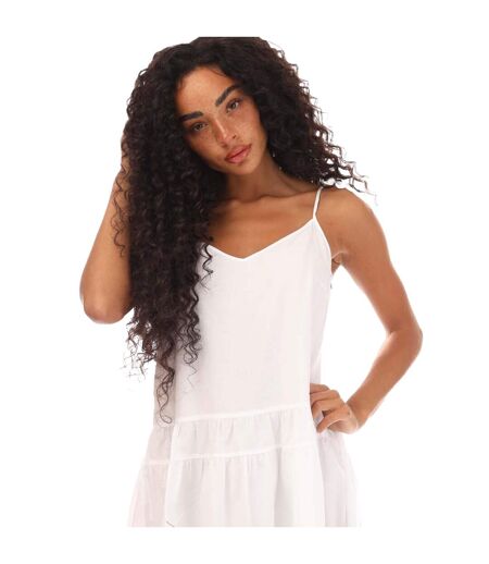 Womens/ladies Dembaya Maxi Dress White Boss