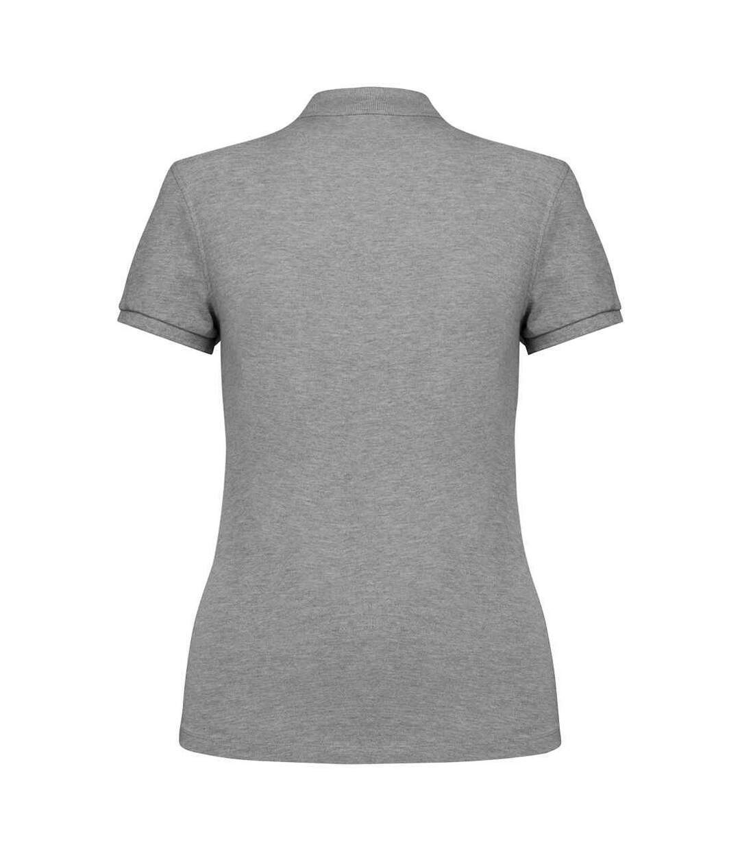 Polo femme gris clair / gris Native Spirit