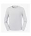 Russell Mens Pure Organic Long Sleeve T-Shirt (White) - UTPC4021