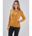 Pull bijou maille filet strass col V-1
