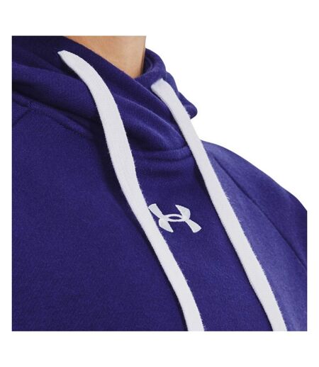 Sweat À Capuche Rival Femme Bleu Marine Under Armour