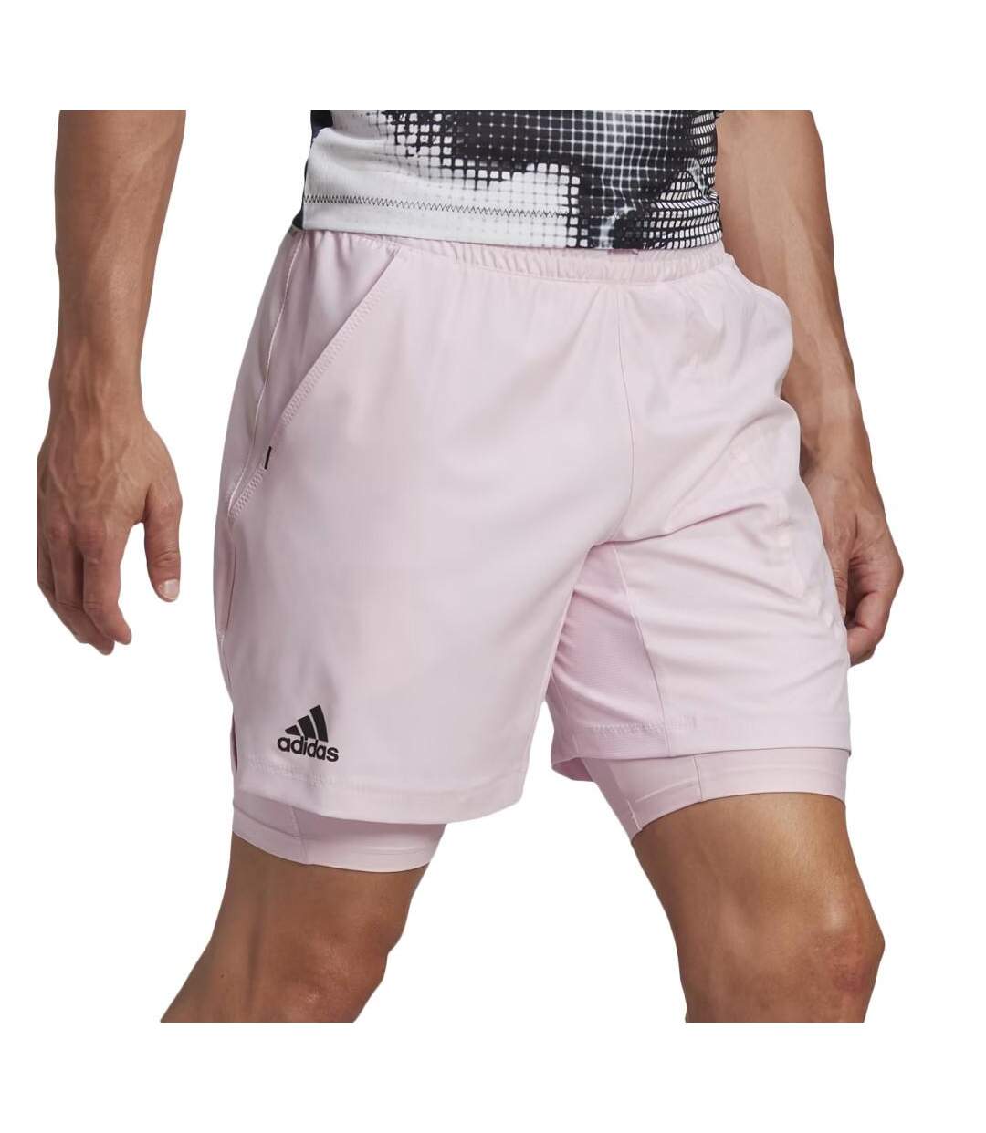 Short Rose Homme Adidas 2 en 1 HG6419 - XXL7