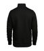 Tee Jays Mens Half Zip Sweatshirt (Black) - UTPC4095