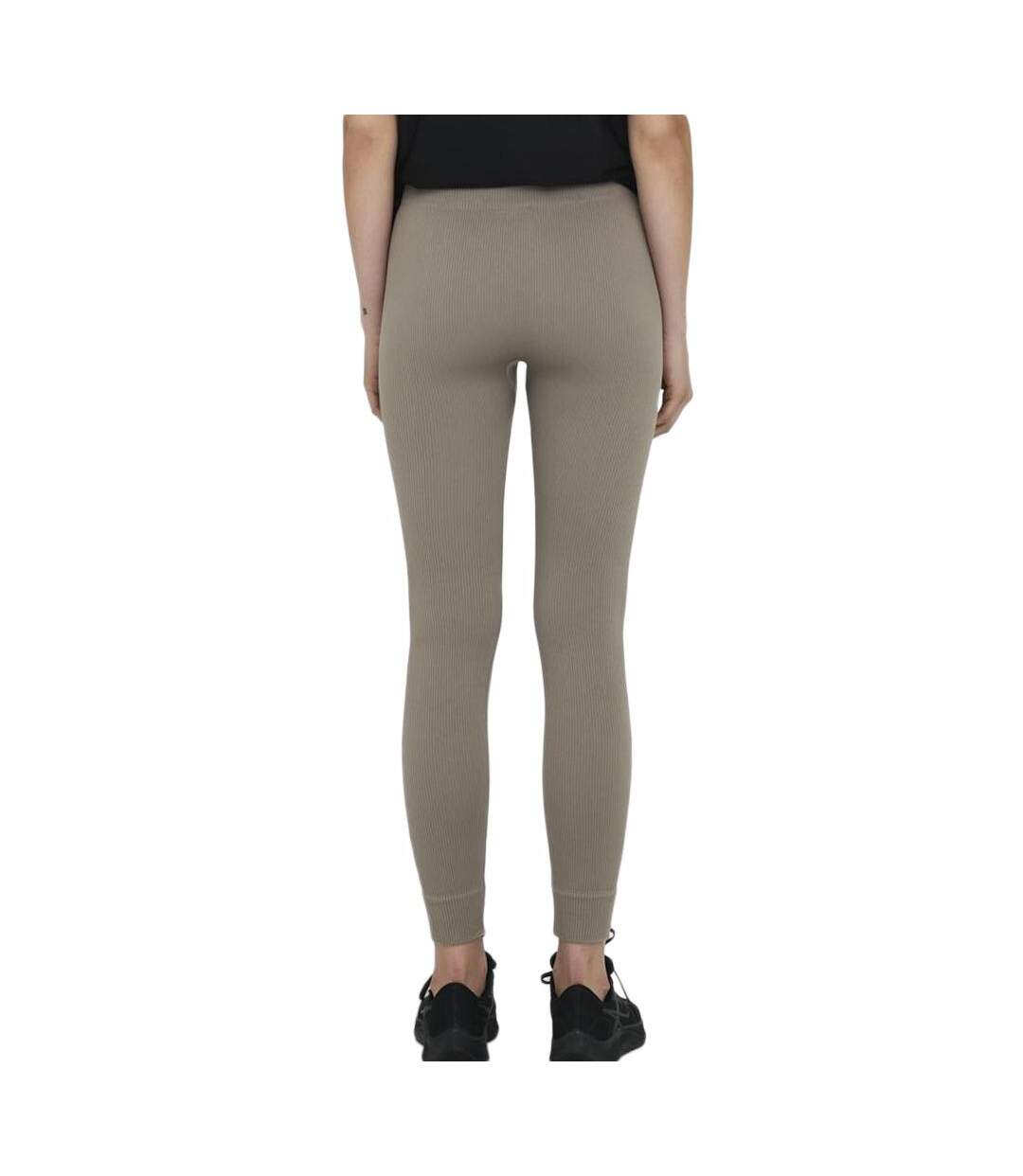 Legging taupe femme only aia-2