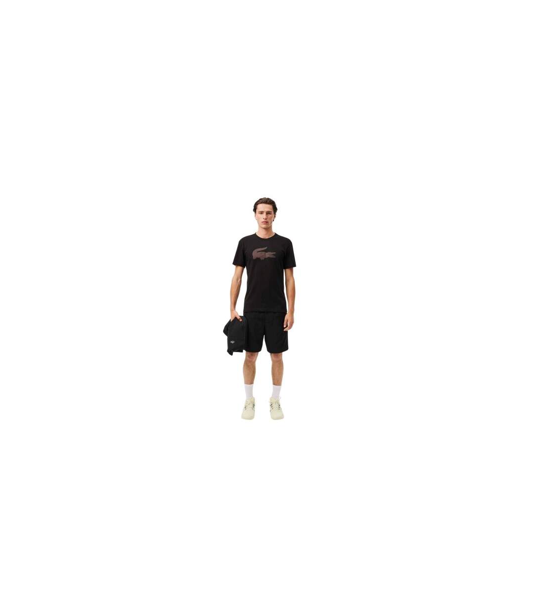 T-shirt Motif/style Logo Homme Noir Lacoste-1