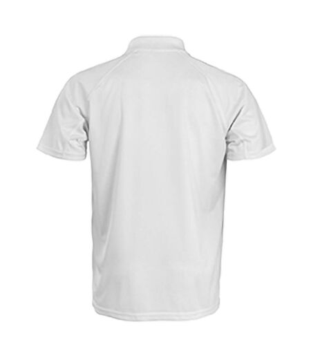 Polo manches courtes impact homme blanc Spiro