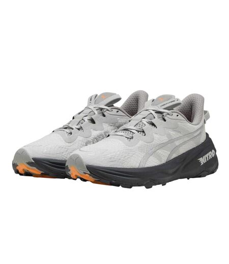 Mens Fast Trac Nitro Off-road Running Shoes Dusky Grey Puma