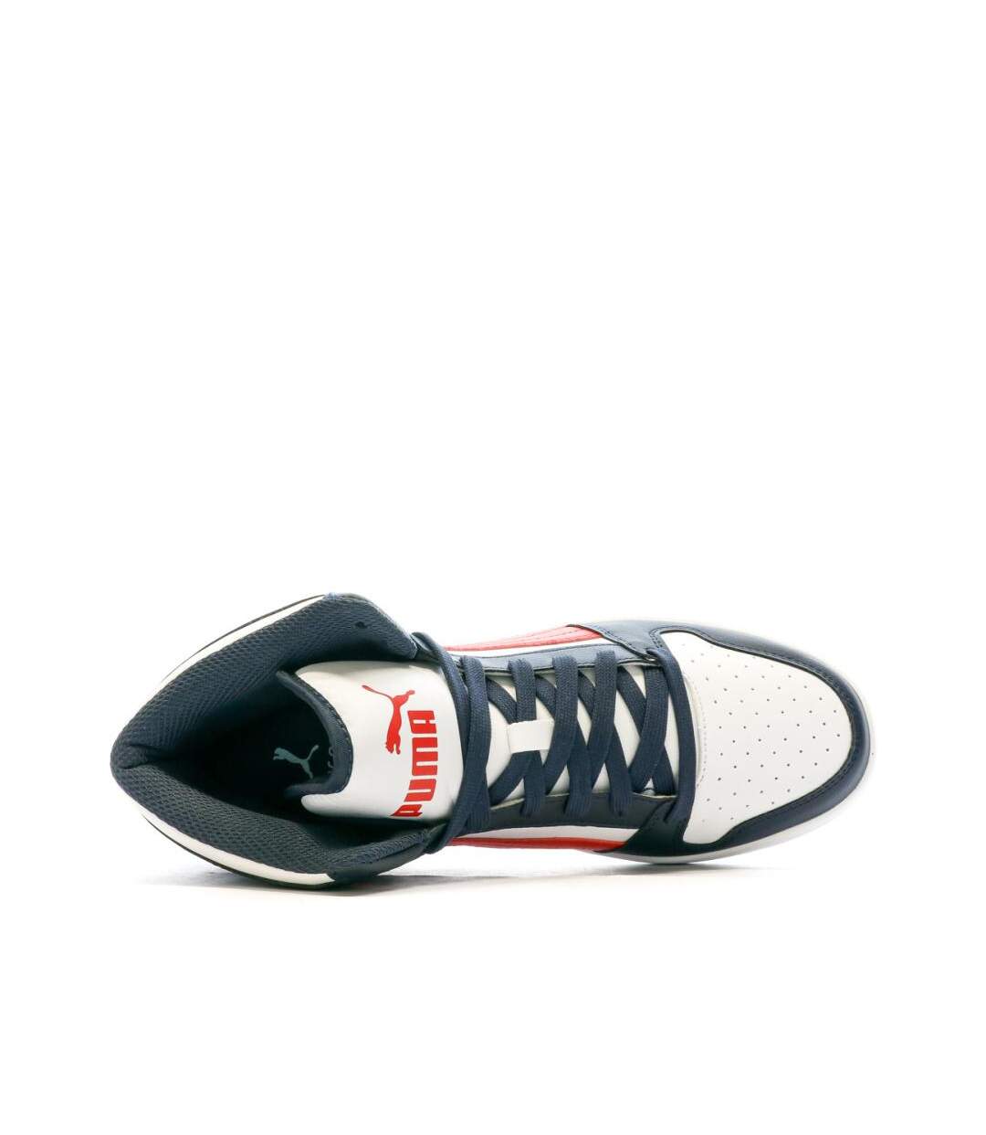 Baskets noires/rouges homme puma rebound-4