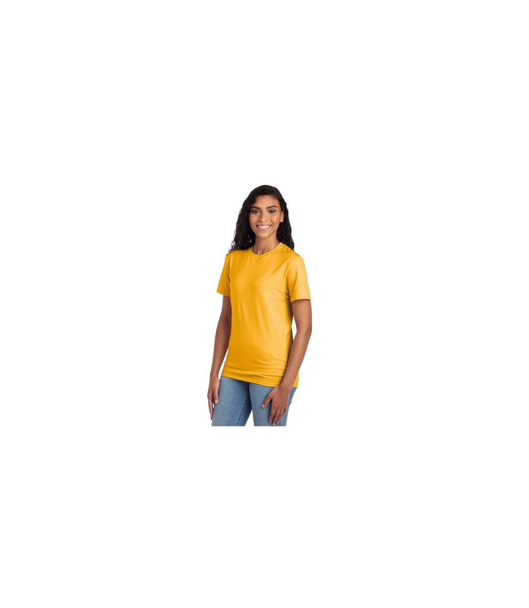 Mens Eco Premium Organic T-shirt Gold Jerzees-1