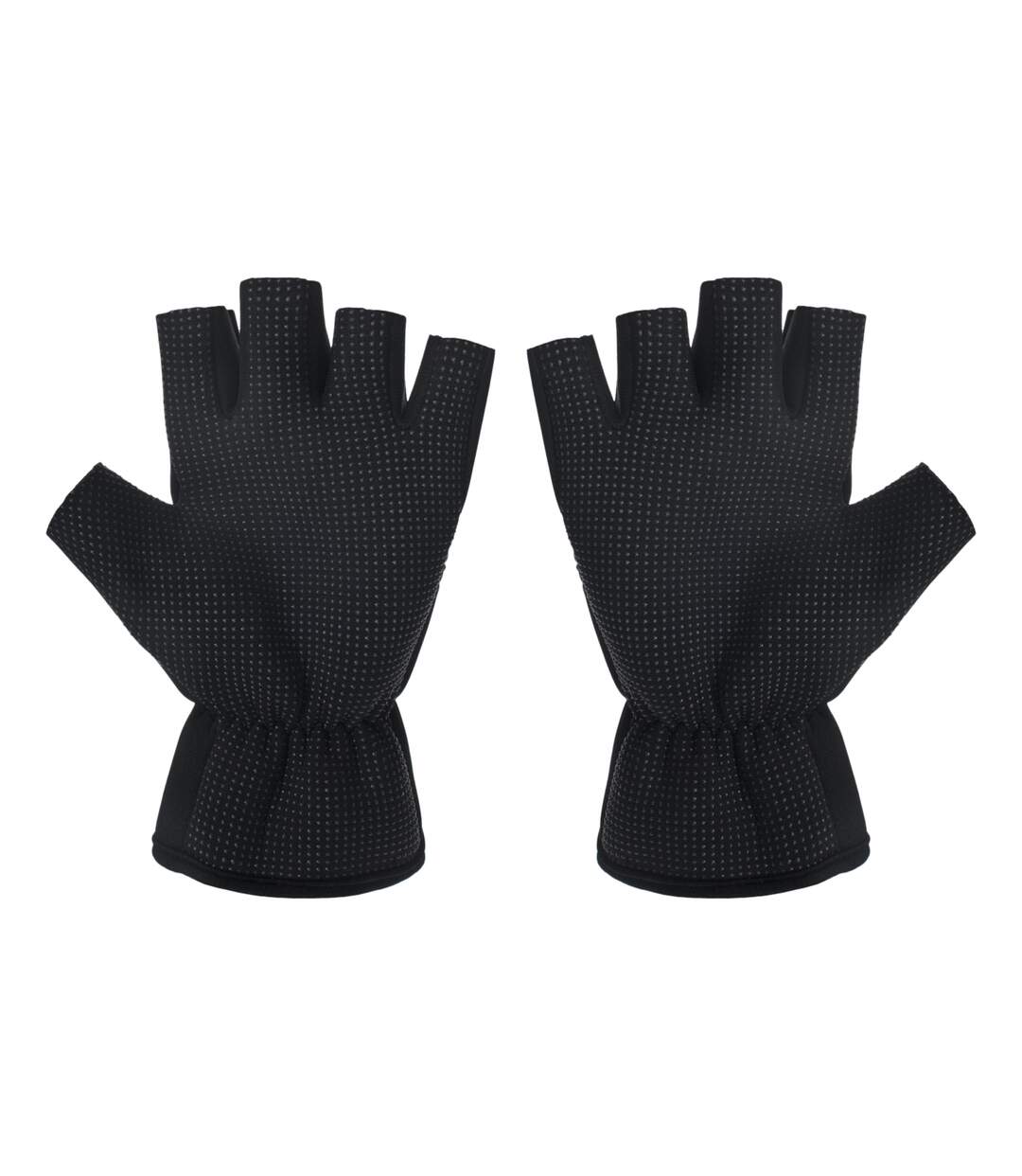 Trespass Adults Unisex Carradale Fingerless Gloves (Black) - UTTP426-2