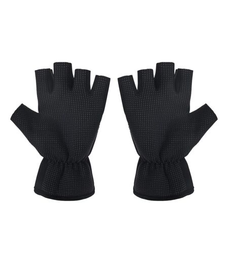 Trespass Adults Unisex Carradale Fingerless Gloves (Black) - UTTP426