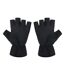 Trespass Adults Unisex Carradale Fingerless Gloves (Black) - UTTP426-2