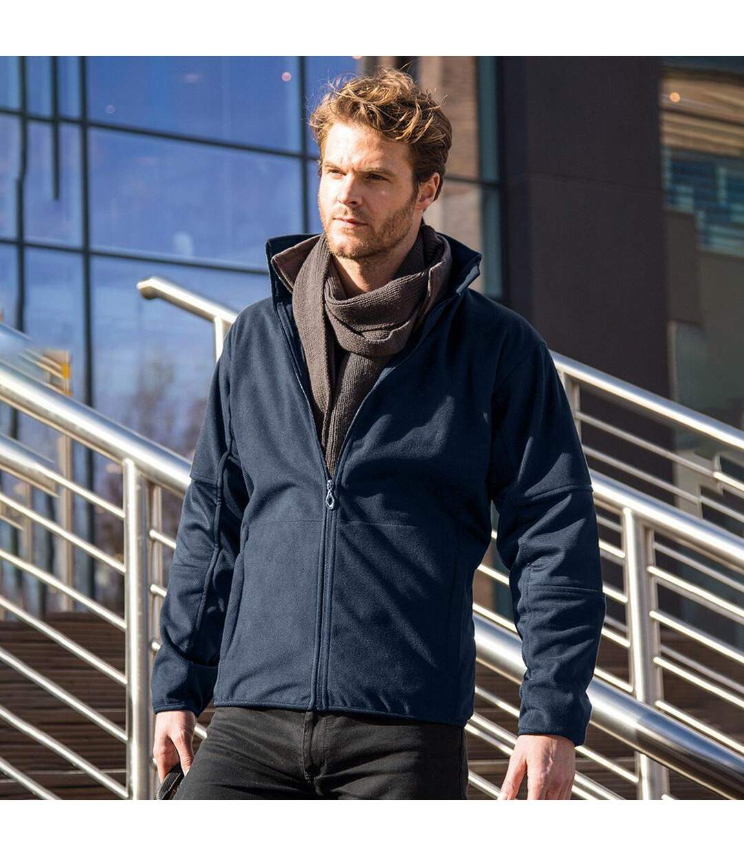 Osaka Tech Performance Veste Imperméable Coupe-vent Homme Bleu Marine Result-1