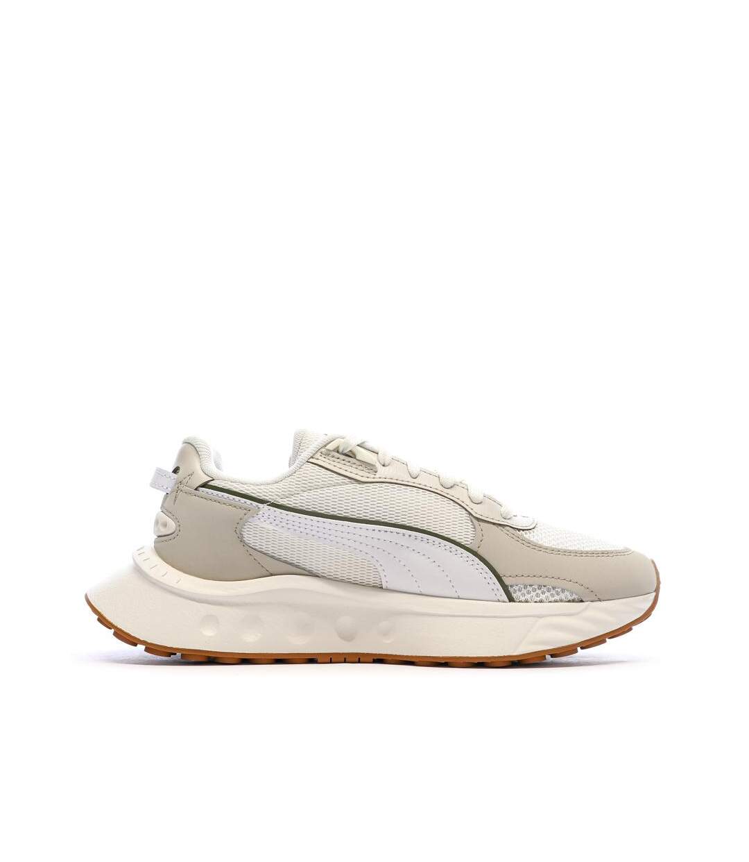 Chaussures de running beige/blanc femme puma wild rider futurism-2