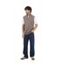 Mens Funnel Neck Sleeveless Jumper Iron Grey Brave Soul-1