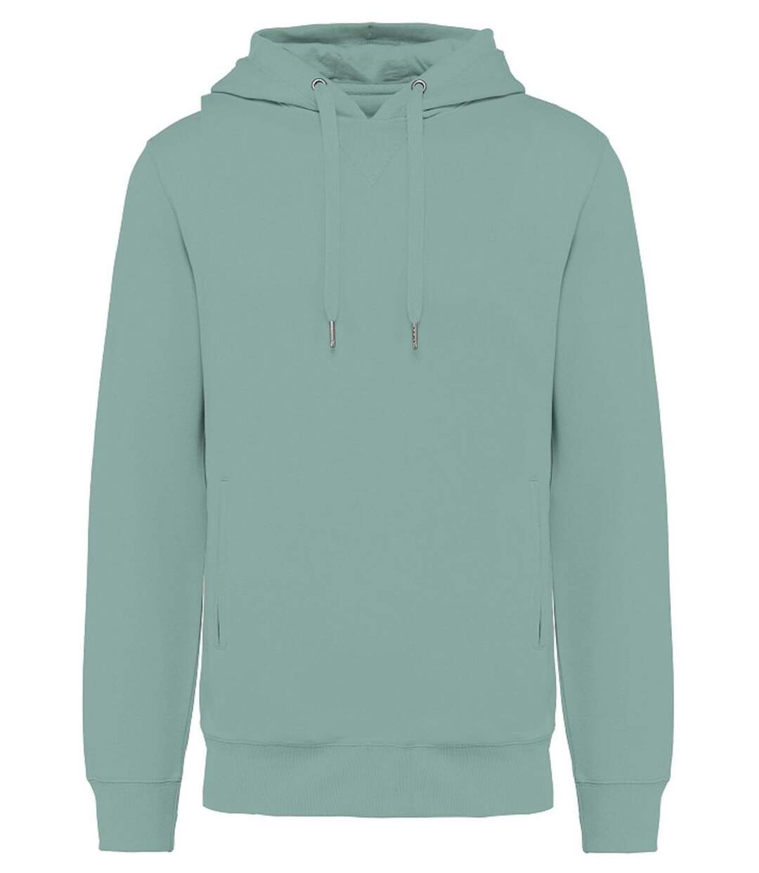 Sweat shirt à capuche coton bio - Mixte - K4009 - vert amande