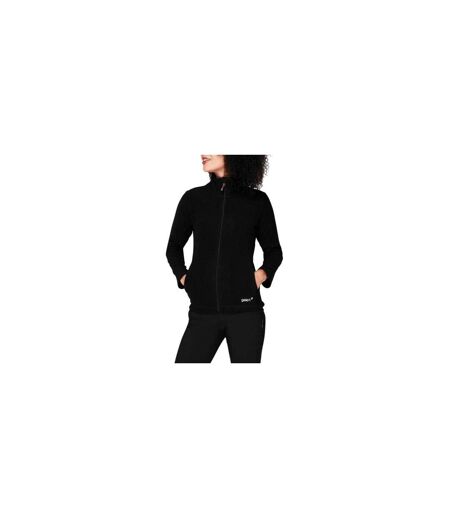 Womens/ladies Ottawa Fleece Jacket Black Gelert