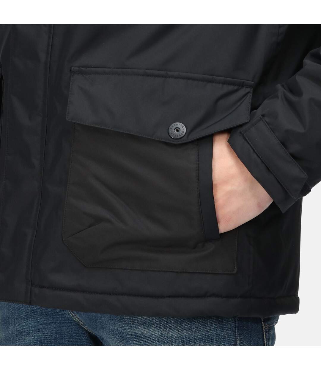 Regatta Mens Sterlings III Insulated Waterproof Jacket (Black)