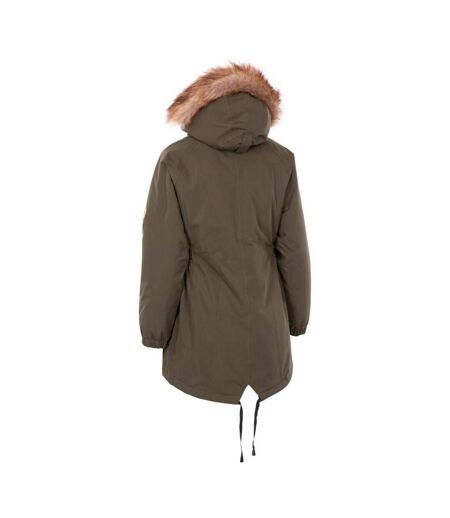 Parka Celebrity Femme Vert Kaki Trespass