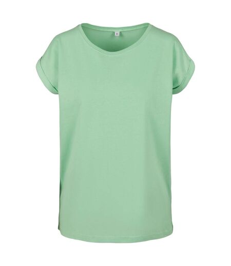 T-shirt Femme Vert Pâle Build Your Brand