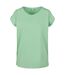 T-shirt Femme Vert Pâle Build Your Brand-1