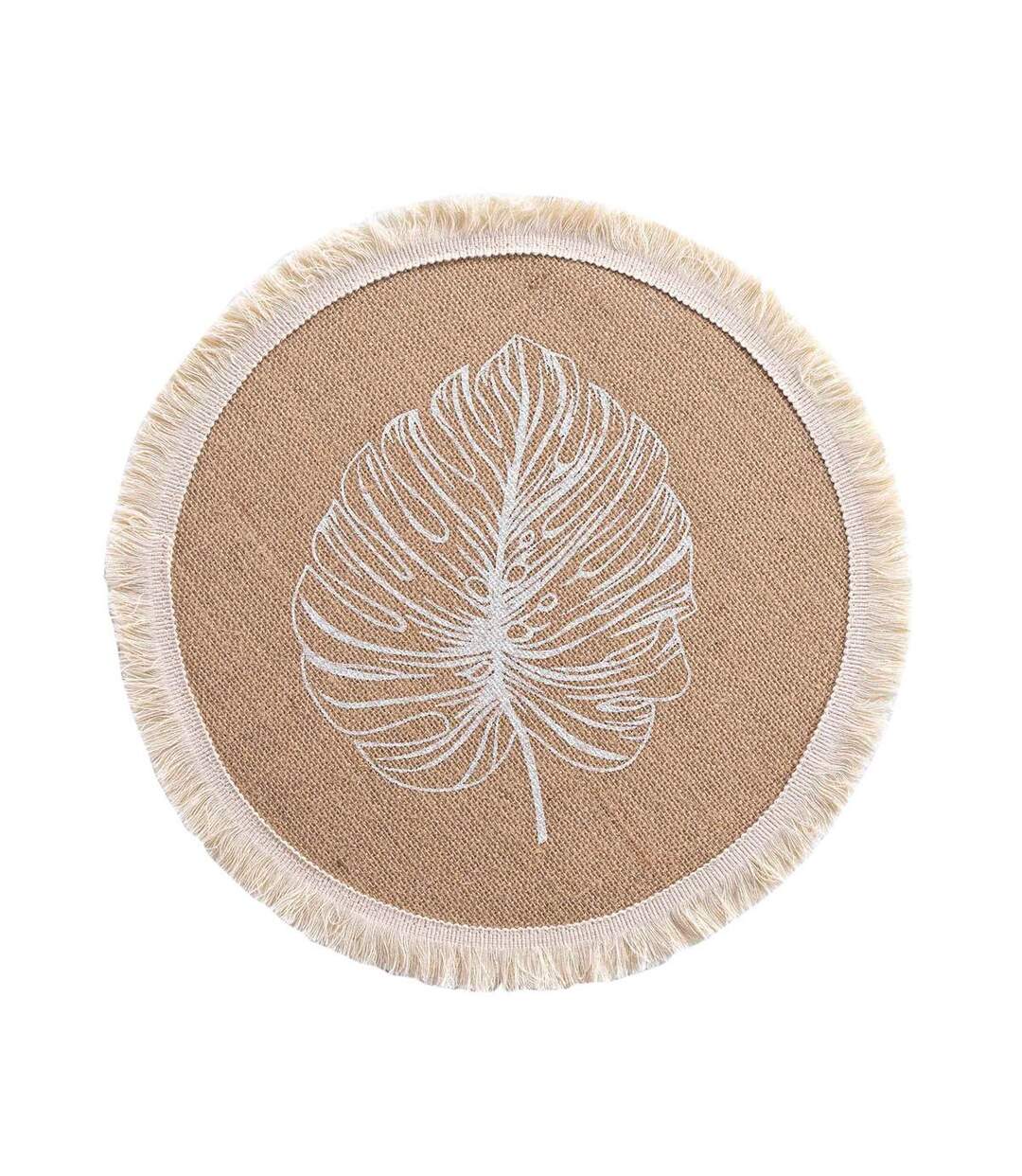 Set de Table Rond en Jute Mogador 38cm Naturel-1