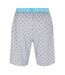 Short De Pyjama Motif/style Logo Partout Homme Gris Original Penguin-2