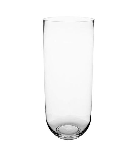 Vase Cylindrique Bombé 50cm Transparent