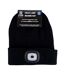 Ladies & Mens Winter Knit Beanie Hat with LED Light Torch-2