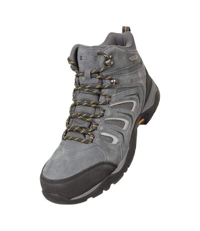 Mens Aspect Extreme Wolverine Suede Isogrip Walking Boots Grey Mountain Warehouse