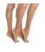 Lot de 2 paires de Mi-Bas Voile Brillant Transparent 15D Sublim-1