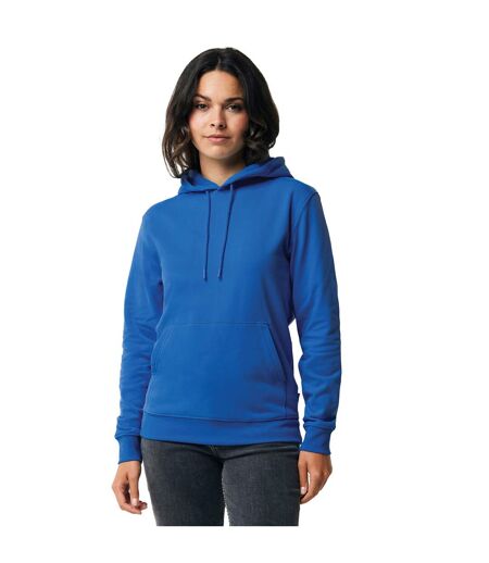 Unisex adult jasper recycled cotton hoodie royal blue Iqoniq