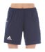 Womens/ladies Solid Shorts Navy Adidas-1
