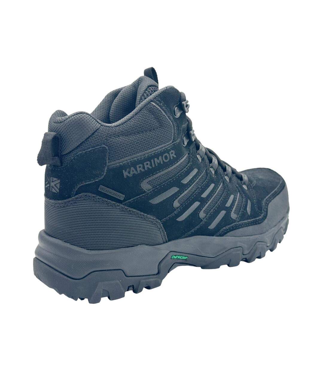 Mens Mount Mid Leather Waterproof Walking Boots Black Karrimor-3
