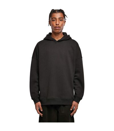 Mens Oversized Cut-on Hoodie Black Build Your Brand