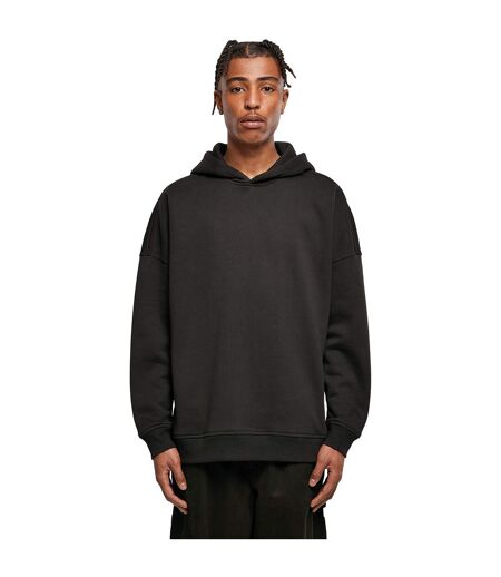 Mens Oversized Cut-on Hoodie Black Build Your Brand