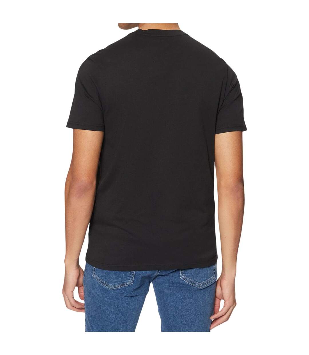 T-shirt Homme Noir Guess-2