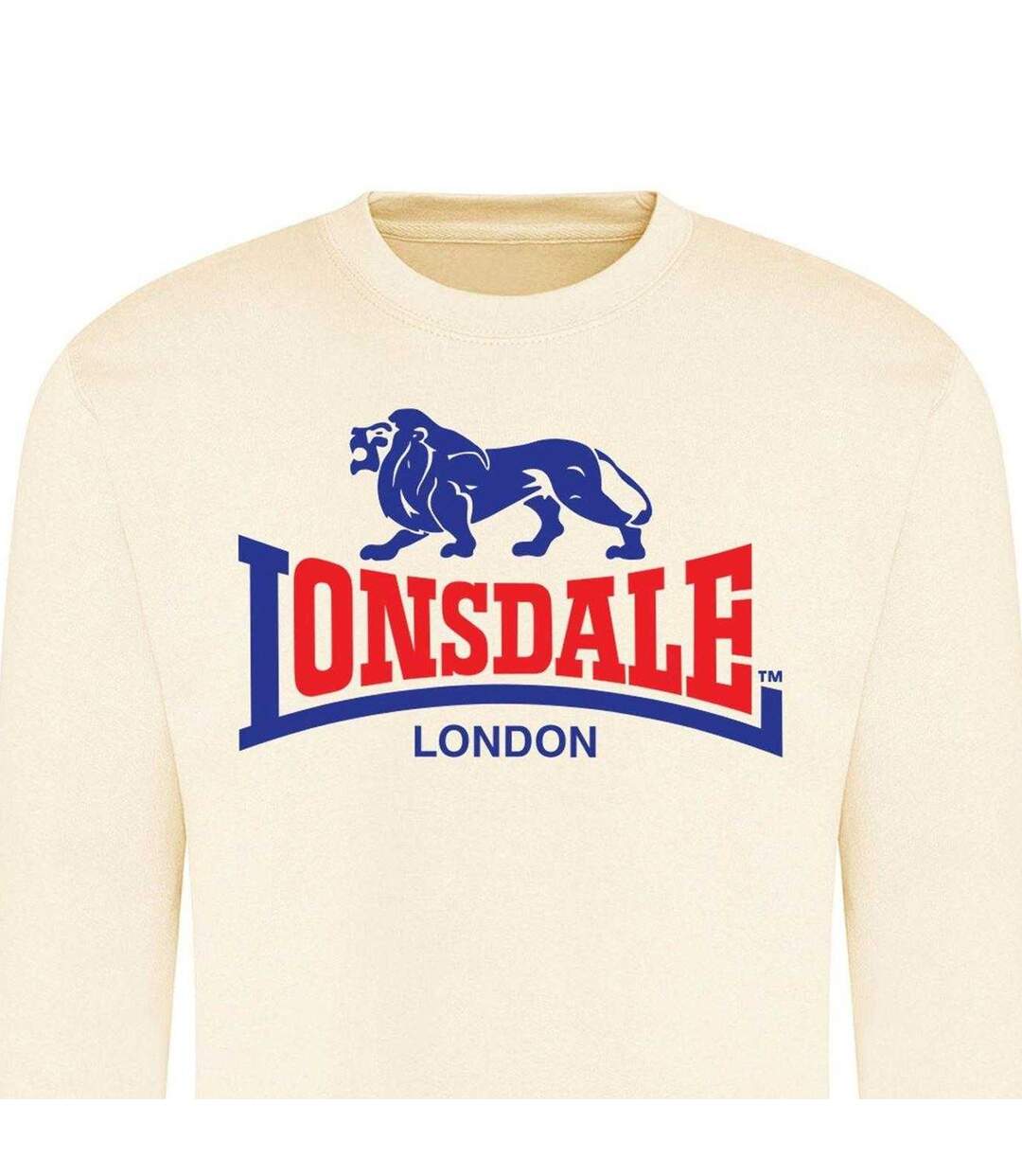 Unisex Adult Logo Tearaway Sweatshirt Vanilla Lonsdale-2
