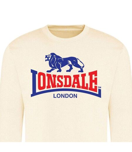 Unisex Adult Logo Tearaway Sweatshirt Vanilla Lonsdale