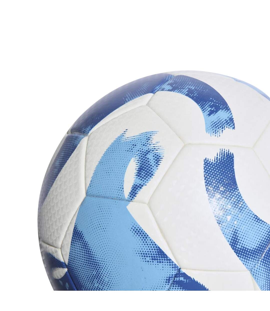 Ballon De Foot Tiro League Taille 5 Blanc Bleu Adidas-3