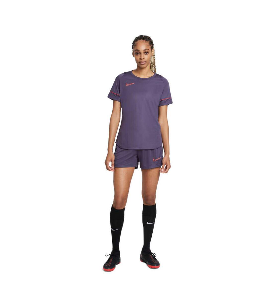 Short Dri Fit Academy Femme Violet Clair Nike-1
