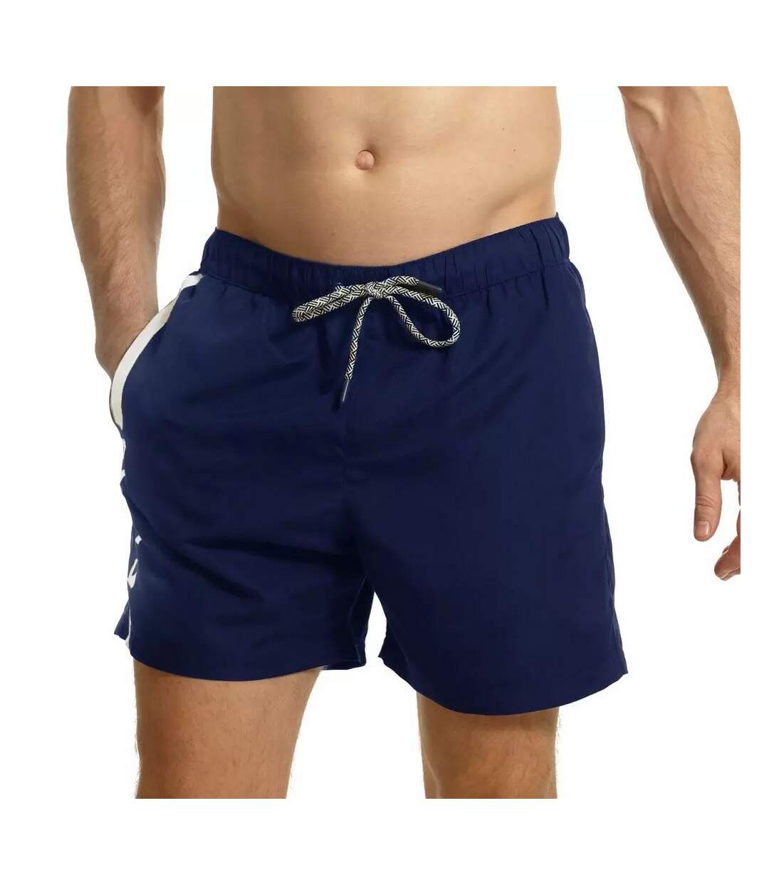 Mens swim shorts navy/white RIPT Essentials-4